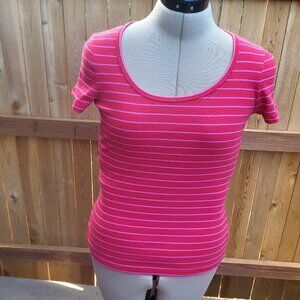 Boden striped short sleeve cotton t-shirt size 6